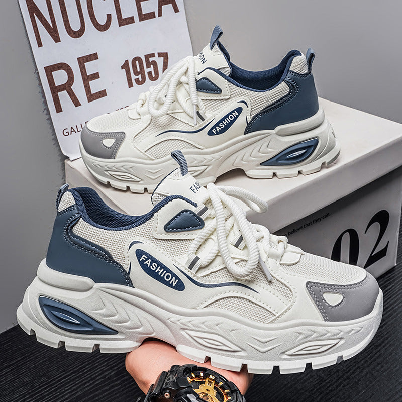 Men's lightweight & comfortable chunky sole sneakers - 2026 spring new arrivals - trendy, versatile, and perfect for students & casual wear