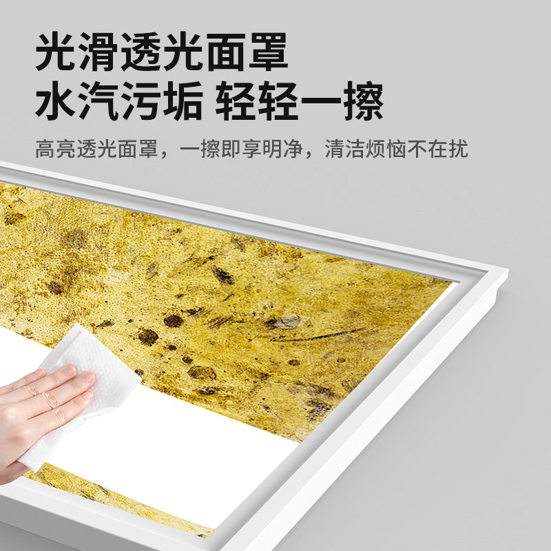 Integrated ceiling aluminum gusset led light embedded toilet bathroom kitchen special lighting 300x600 flat light