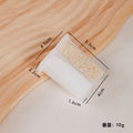 Divided spice jar plastic portable travel spice organizer mini double compartment kitchen spice box cross-border hot seller