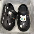 Cat head black