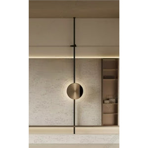 Modern minimalist light luxury long arm wall lamp - designer style for hotel, villa, front desk, and private room