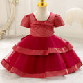 Export ready-made children's dress bows princess dress baby girl birthday party dress flower girl