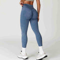Customized seamless yoga pants, high waist, hip lifting and shaping pants, curved stereo fitness yoga pants for women 5064