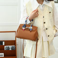 Export cardelodai rat women's bag large capacity satchel bag birkin bag seasonal texture shoulder crossbody square bag