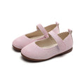 spring/autumn korean style new girls' leather shoes, export order, princess flats, children's velcro performance dance shoes