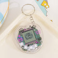 hot-selling love pet machine kids game toys virtual pet keychain small gift pendant