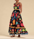 fashion amazon 2026 summer new arrival ethnic style fashionsexy silm printing suspender dress