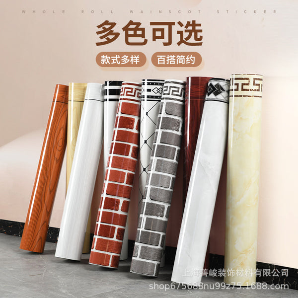 Sticker self-adhesive wall enclosure wall board waterproof commercial marble wall sticker living room dining room renovation decoration ugly wallpaper