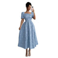 code new arrival  original women's elegancestylish neckline short-sleeved a-line skirt