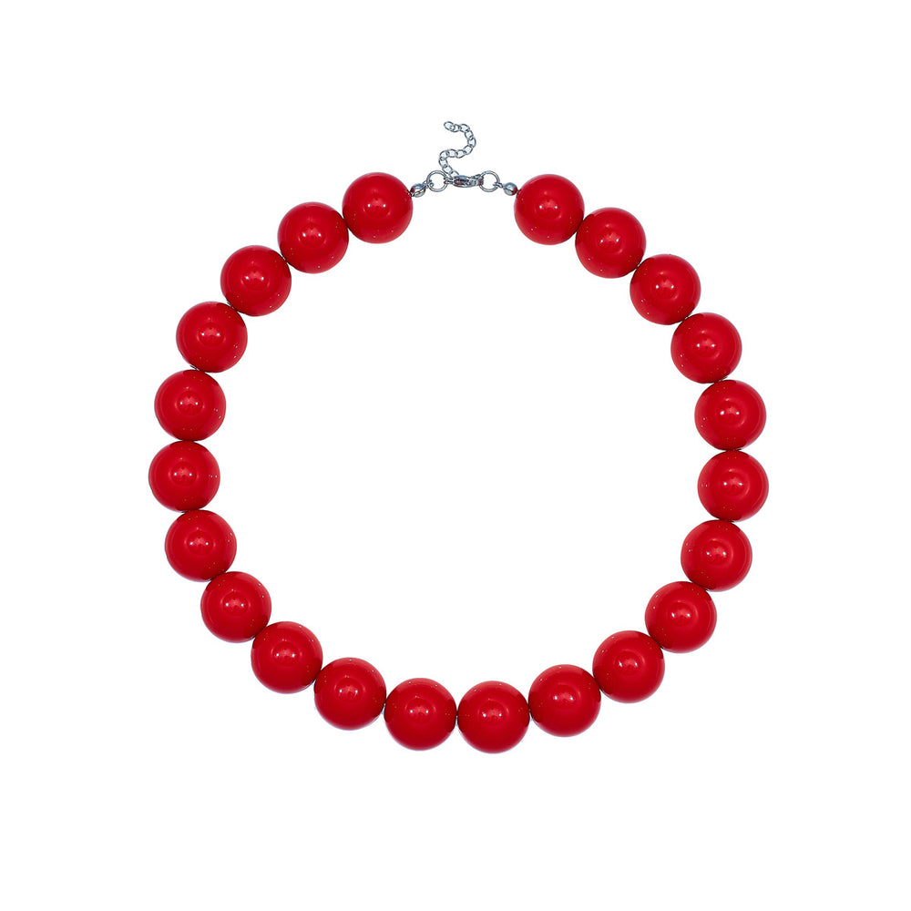 Amazon's new jewelry acrylic beaded necklace resin colorful beaded stylish necklace necklace for men and women