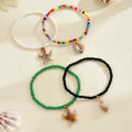 Rice beads bracelet wholesale cross-border holiday style jewelry shell accessories men's niche high-end accessible luxury hand jewelry women's bracelets