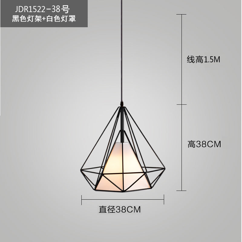 Modern simple Nordic restaurant chandelier, personalized creative dining table bar living room dining room catering shop commercial lighting