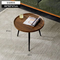Foldable tea table coffee table minimalist modern nordic home living room round sofa side table small apartment portable table