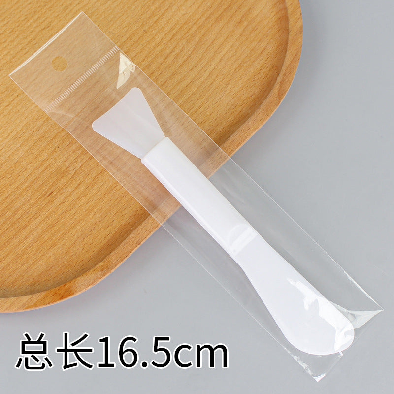 Beauty silicone brush facial mask brush makeup brush soft bristle head brush mud mask beauty tool fan-shaped fruit acid brush