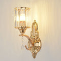New arrival modern high-end glare bar aisle corridor living room bedroom bedside room double-headed crystal light luxury wall lamp