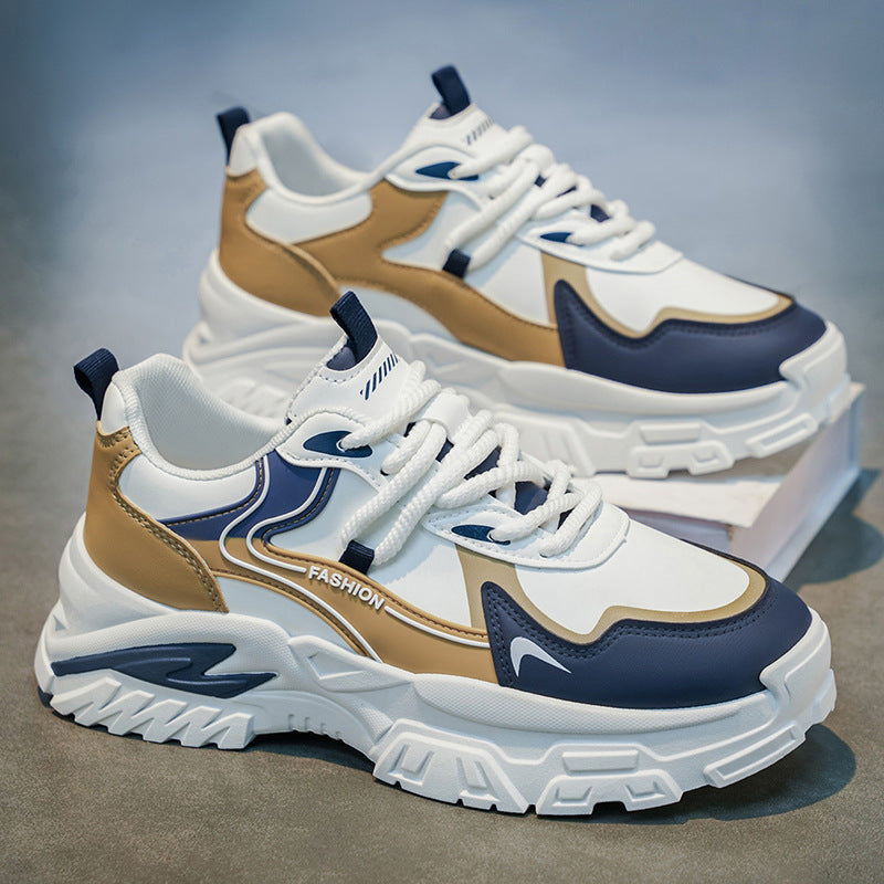 Men's sneakers: 2026 spring collection - thick-soled, non-slip, casual, versatile, trendy student shoes, running shoes for men