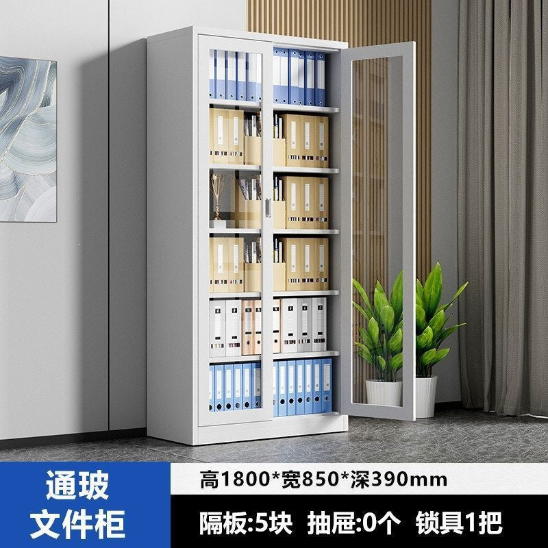 Filing cabinet office data cabinet voucher file cabinet with lock steel employee dormitory storage locker