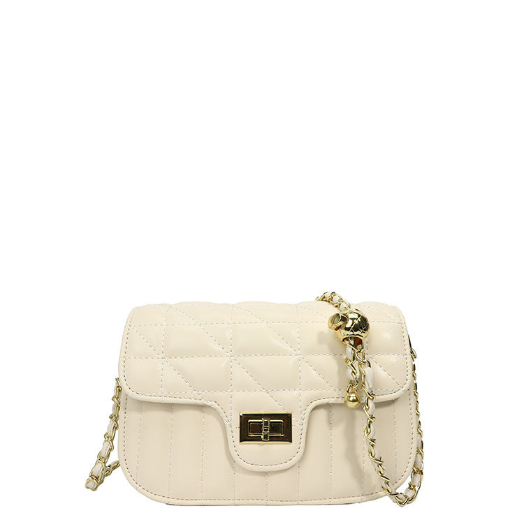 Wholesale of niche design small bags: new trendy diamond quilted chain fashionable minimalist shoulder & crossbody small square bags