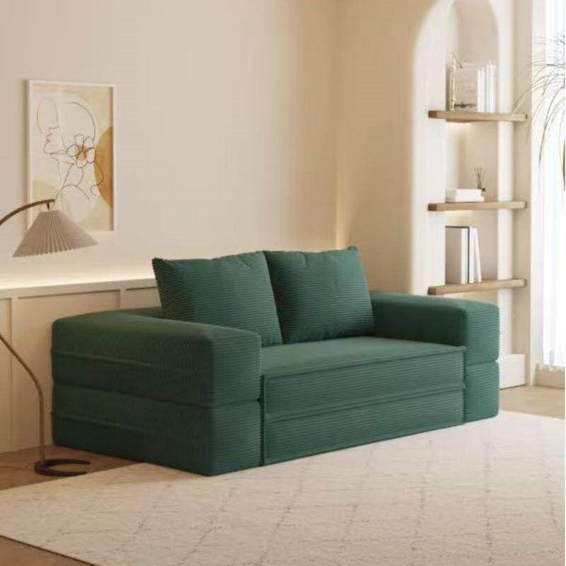 Export vacuum compression foldable sofa dual-purpose small apartment modular sofa bed living room bedroom for home lazy sofa
