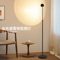 Little red riding hood light and shadow floor lamp living room sofa next to accessible luxury bedside bedroom decoration reading atmosphere lamp