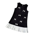 Girls' chanel-inspired vest dress,  summer new arrival, sleeveless korean style slim-fit patchwork dress for baby girls