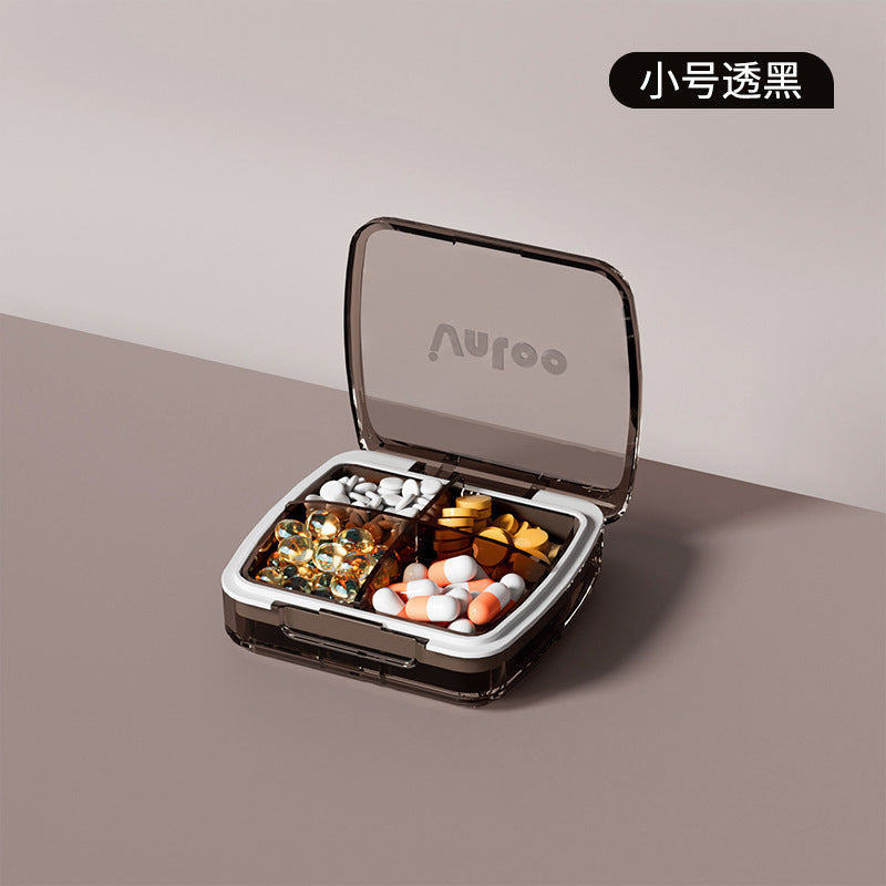 Medicine box Portable medicine packing box Three meals a day Mini small medicine box Portable medicine box Pill dispenser