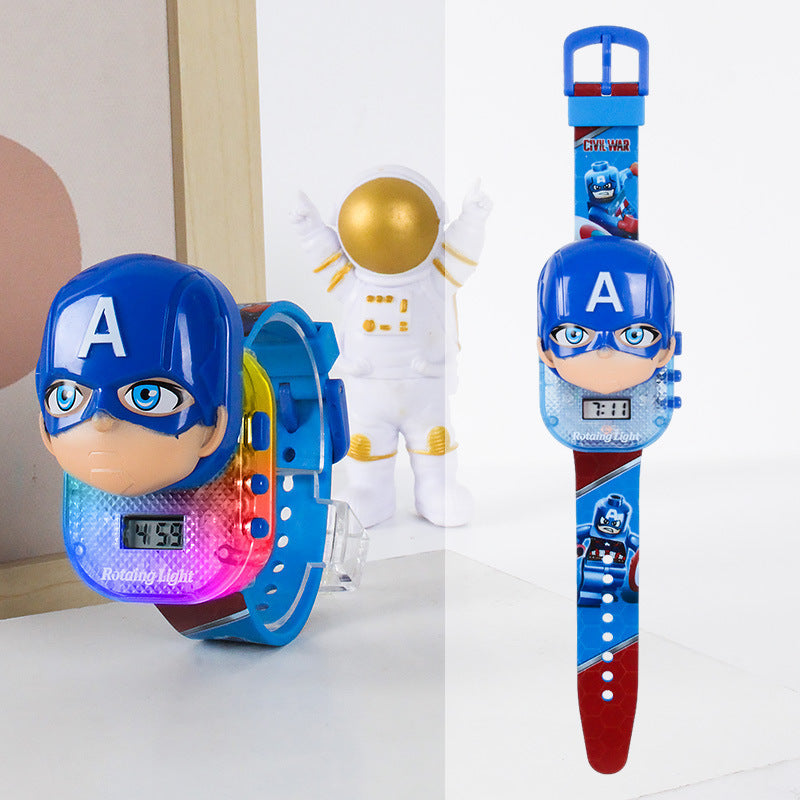 Kids' sliding cover cartoon music electronic watch - toy watch for boys and girls - kuromi style gift