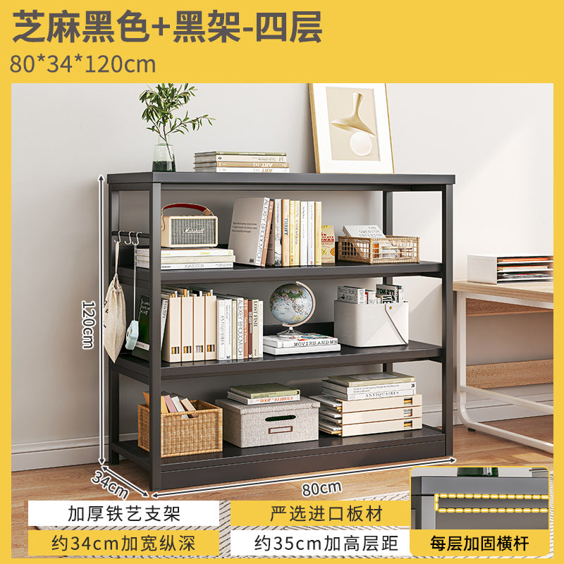 Shelf Shelf Floor Office Multi-layer Storage Shelf Locker Next to Desk Low Cabinet Household Shelf Display Cabinet