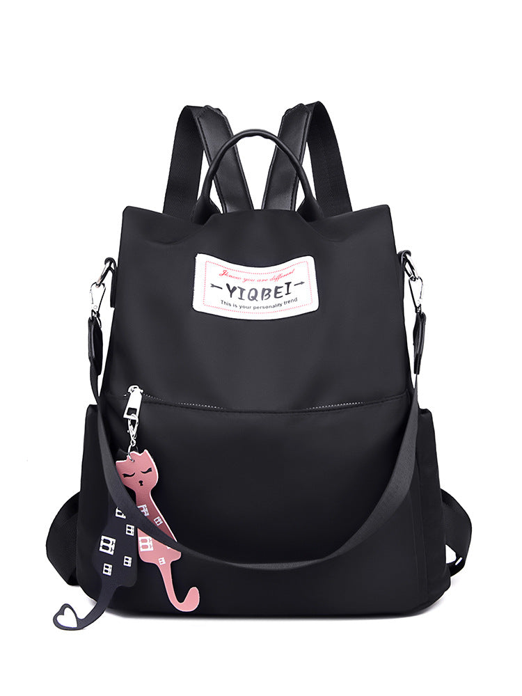 Oxford cloth anti-theft backpack 2024 new Korean version versatile large-capacity backpack fashion leisure travel backpack