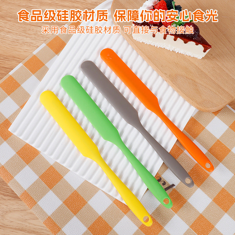 hot-selling integrated silicone spatula, cream mixing baking spatula, cake demoulding baking knife, high temperature resistant for home