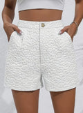 new women's summer elegant jacquard high-waisted casual shorts for cross-border e-commerce on  (us & europe)