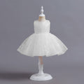 New arrival children's clothing kids dress lace bead chain princess dress baby girl first birthday dress girl dress