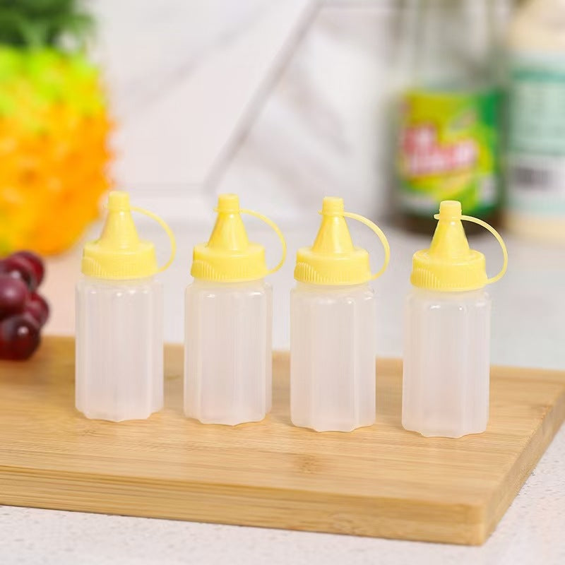 Mini sauce bottle plastic squeeze sauce bottle japanese style squeeze condiment bottle food grade portable soy sauce bottle cross-border