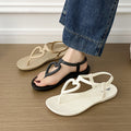 new arrival women's summer outwear non-slip heartflats beach one-piece flip-flop women's sandals