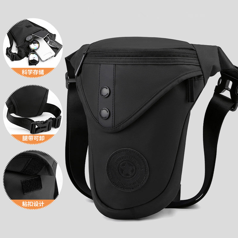 Factory direct sales of new men's outdoor cycling leg bags, leisure sports fanny packs, multi-functional breast bags, messenger bags,