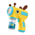 Kids' cartoon bee electric bubble gun - multi-hole bubble maker with lights - handheld bubble blower for outdoor fun