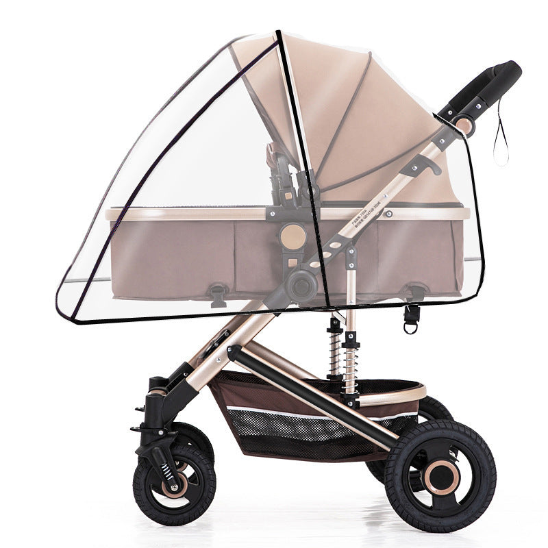 Thickenedheattech windshield stroller rain cover baby stroller umbrella stroller rain cover kids car neutral windshield