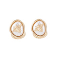 European and american cross-border retro sunflower irregular earrings, light luxury high-end heart geometric tassel fashion earrings