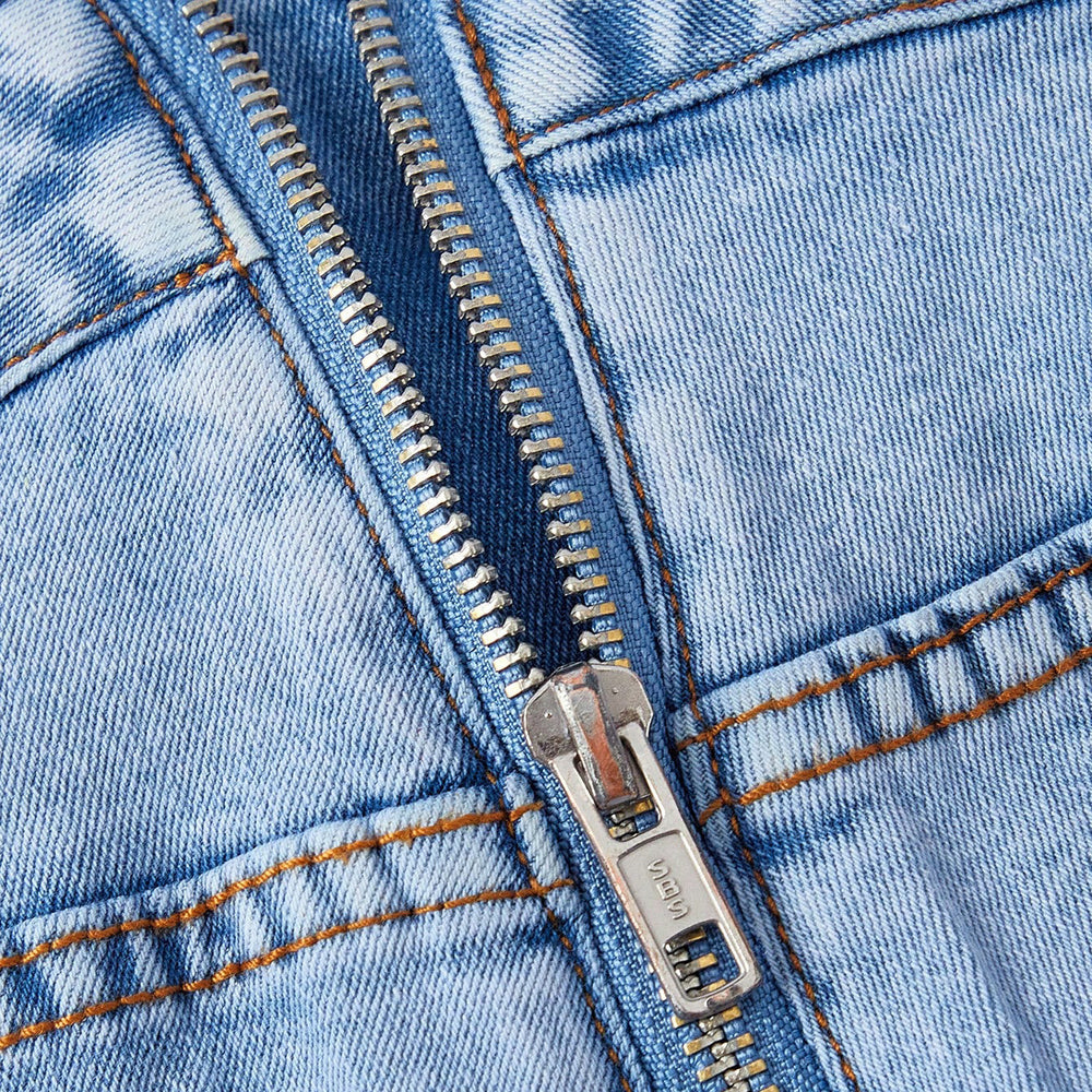 In-stock - 37128#  cross-border fashionable women's denim shorts for casual outings (us & european market)