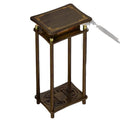 New chinoiserie console table for home end view table non-solid wood casual living room table balcony floor-standing decorative ornament rack
