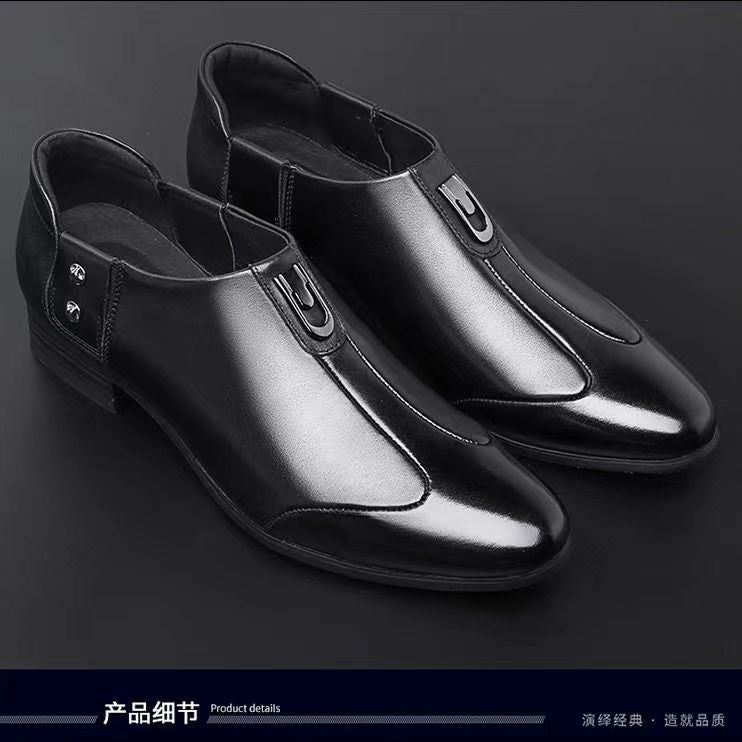 Men's leather shoes - soft leather, soft sole - business casual, work, security, dad shoes - wholesale & dropshipping available