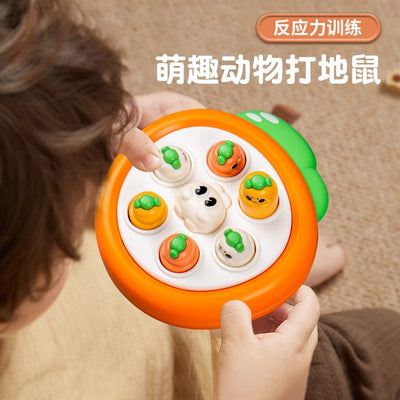 Whack-a-mole baby toy (0-1 year old) - expend energy, develop fine motor skills (finger dexterity) - baby toy for 6+ months - educational & early learning