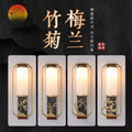 New chinoiserie  thin led wall lamp 3-5㎡ modern casual dining room bedroom aisle lamp tv background wall