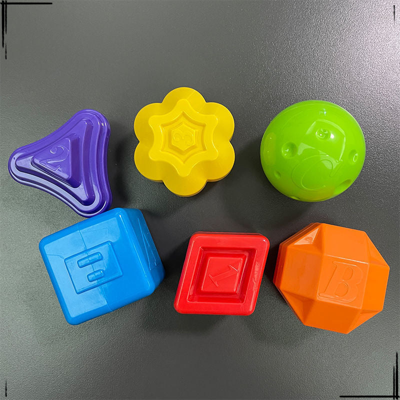 Rainbow Sessele toy shape color cognition hand fine movement training infant early education toy puzzle