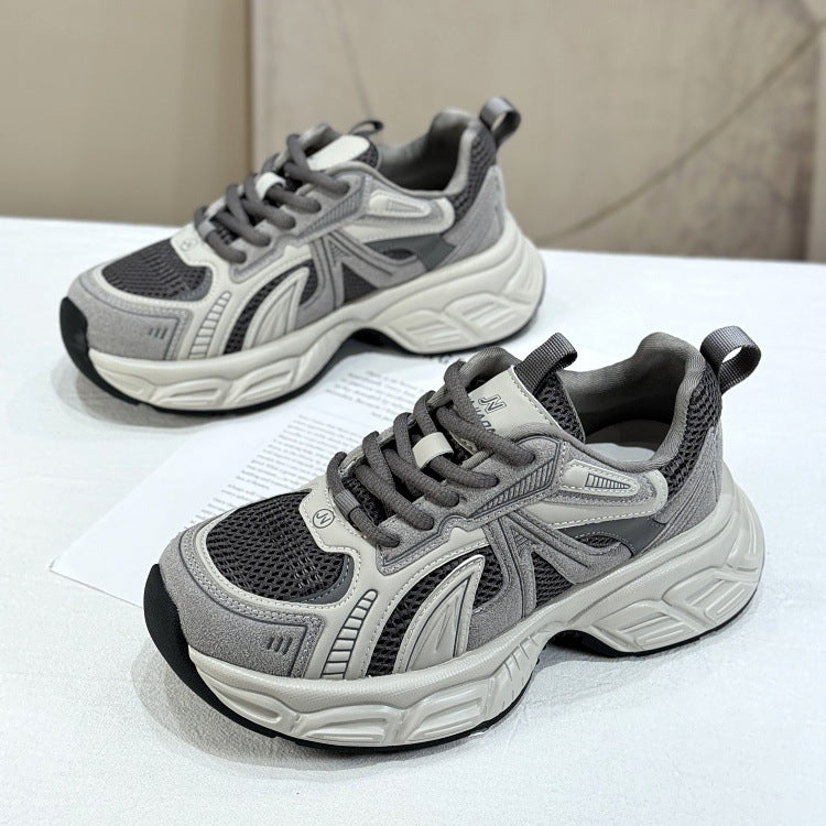 Thick solepetiteseasiest for match dad shoes 2025new arrival shoes for women best selling soft bottom non-tiring feet sports women's shoes