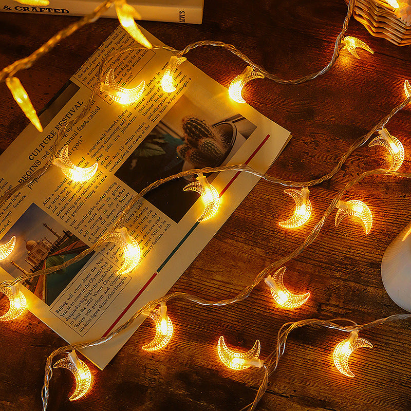 LED light string moon lights flashing lights string lights gypsy stars decorative lights festival dormitory room arrangement battery string lights