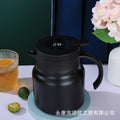 316 high-looking stewing teapot wholesale double-layer vacuum coffee pot extra-long heat preservation white tea stewing pot with engraved logo
