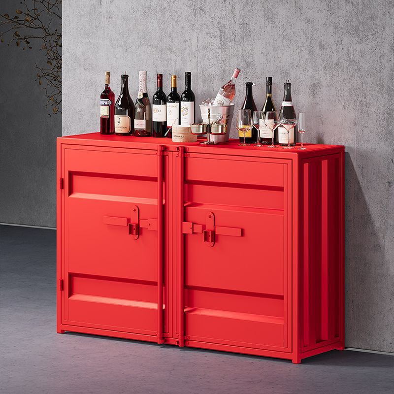 Iron storage cabinet industrial style sideboard tea cabinet locker restaurant storage multifunctional cupboard dining cabinet