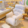 Lazy computer sofa chair for home bedroom desk chair comfortable long sitting back chair reclining casual dormitory