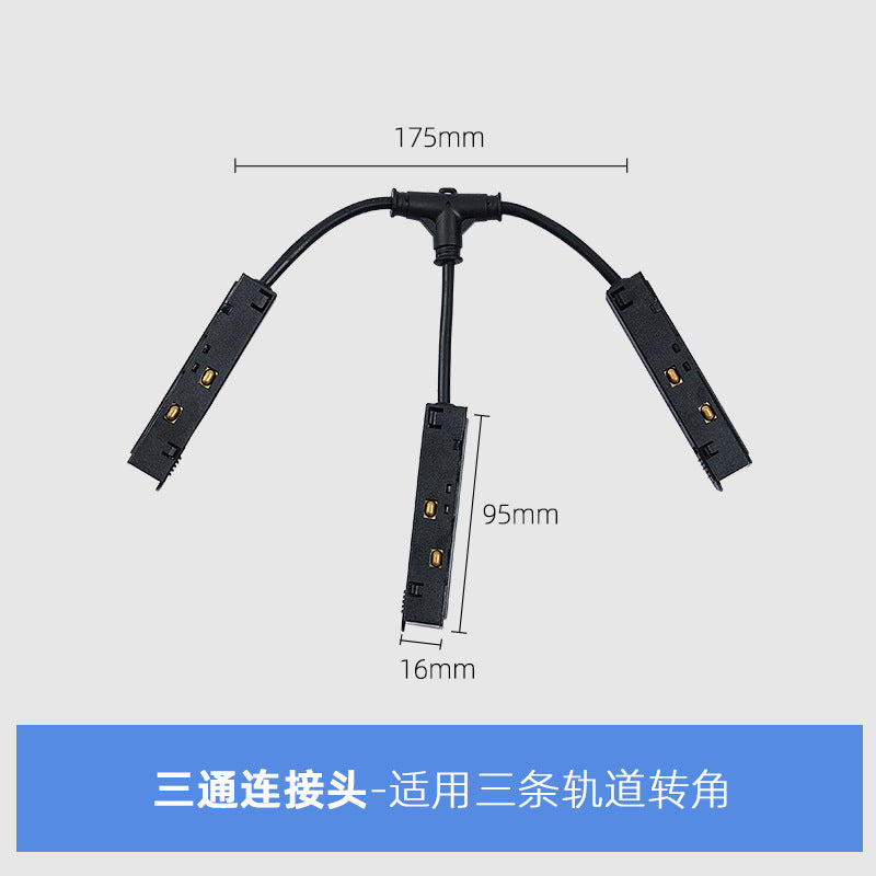 Home magnetic track lighting design combo kit - living room, bedroom, no main light, recessed led linear lighting
